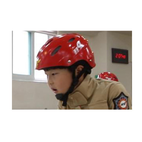 어린이 안전 체험용 헬멧 (소방훈련용)